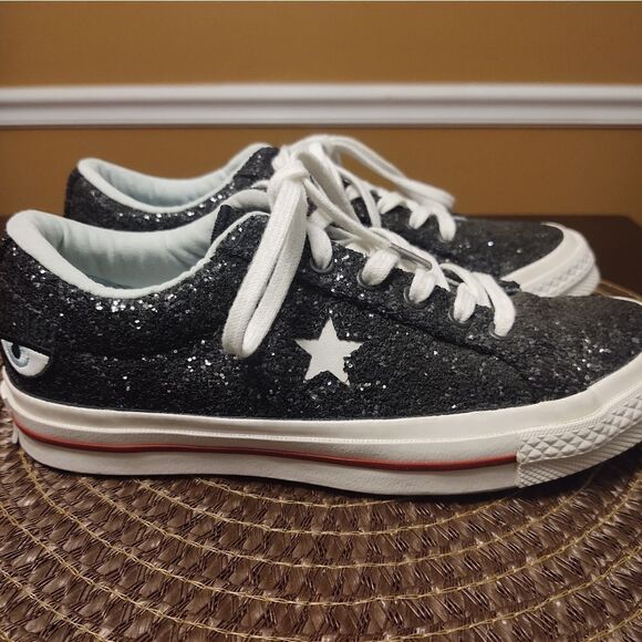 Converse X Chiara Ferragni One Star Ox Low Black 6 EUC - Picture 4 of 8